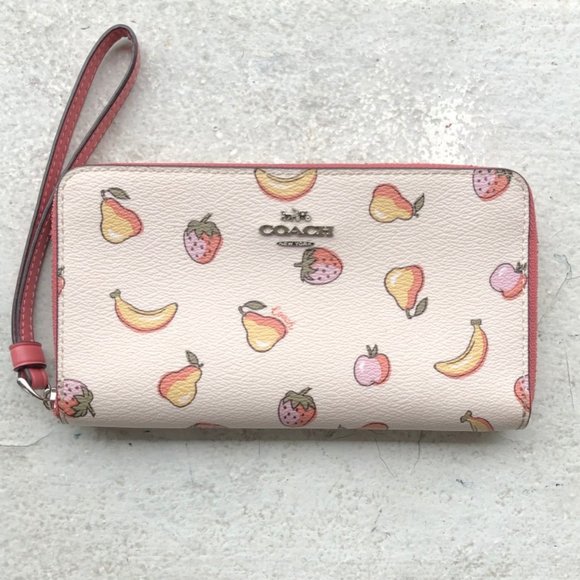 coach fruit wristlet